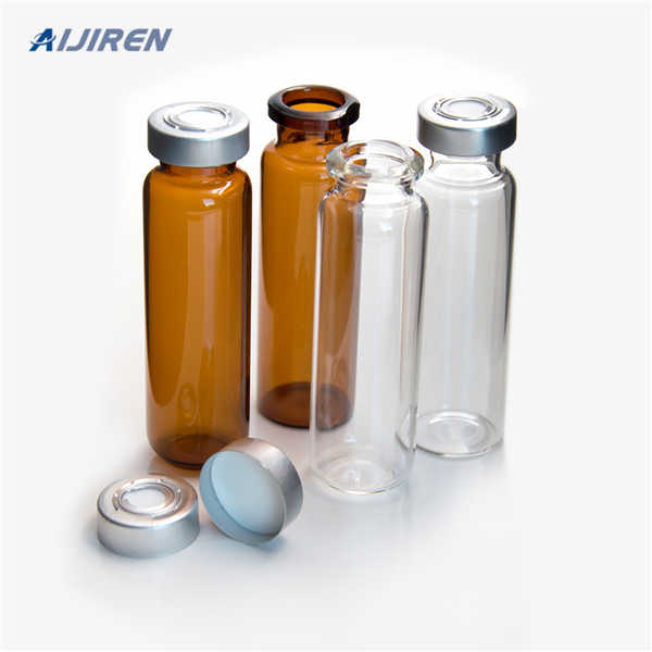 Aijiren Borosilicate Glass Clear Flat Bottom Crimp Headspace 